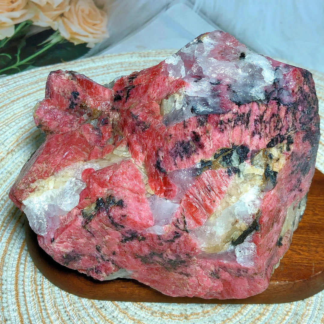 Rhodonite With Black Tourmaline