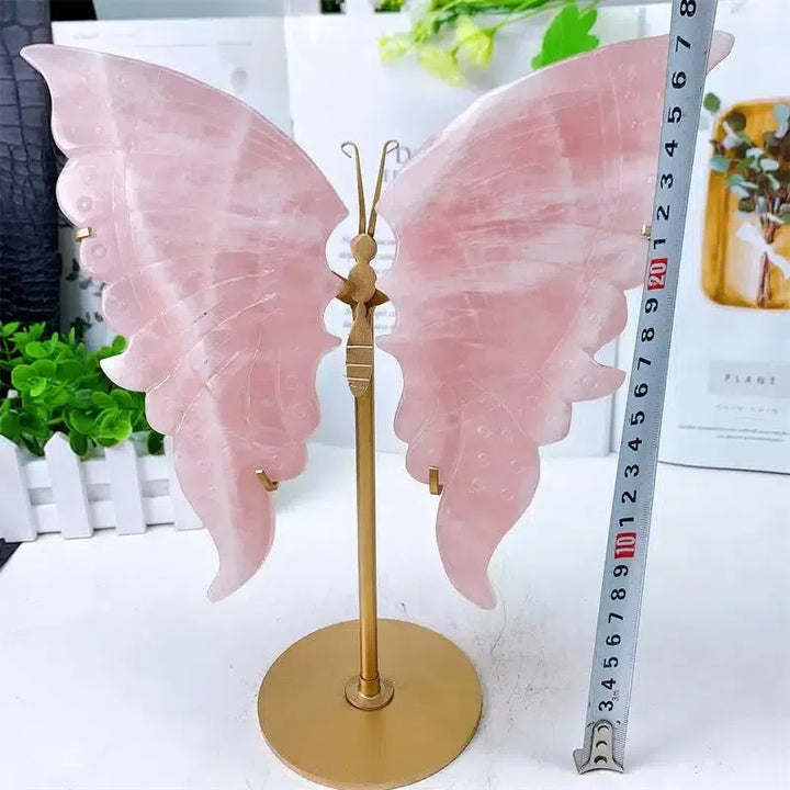 Rose Quartz Butterfly Wings