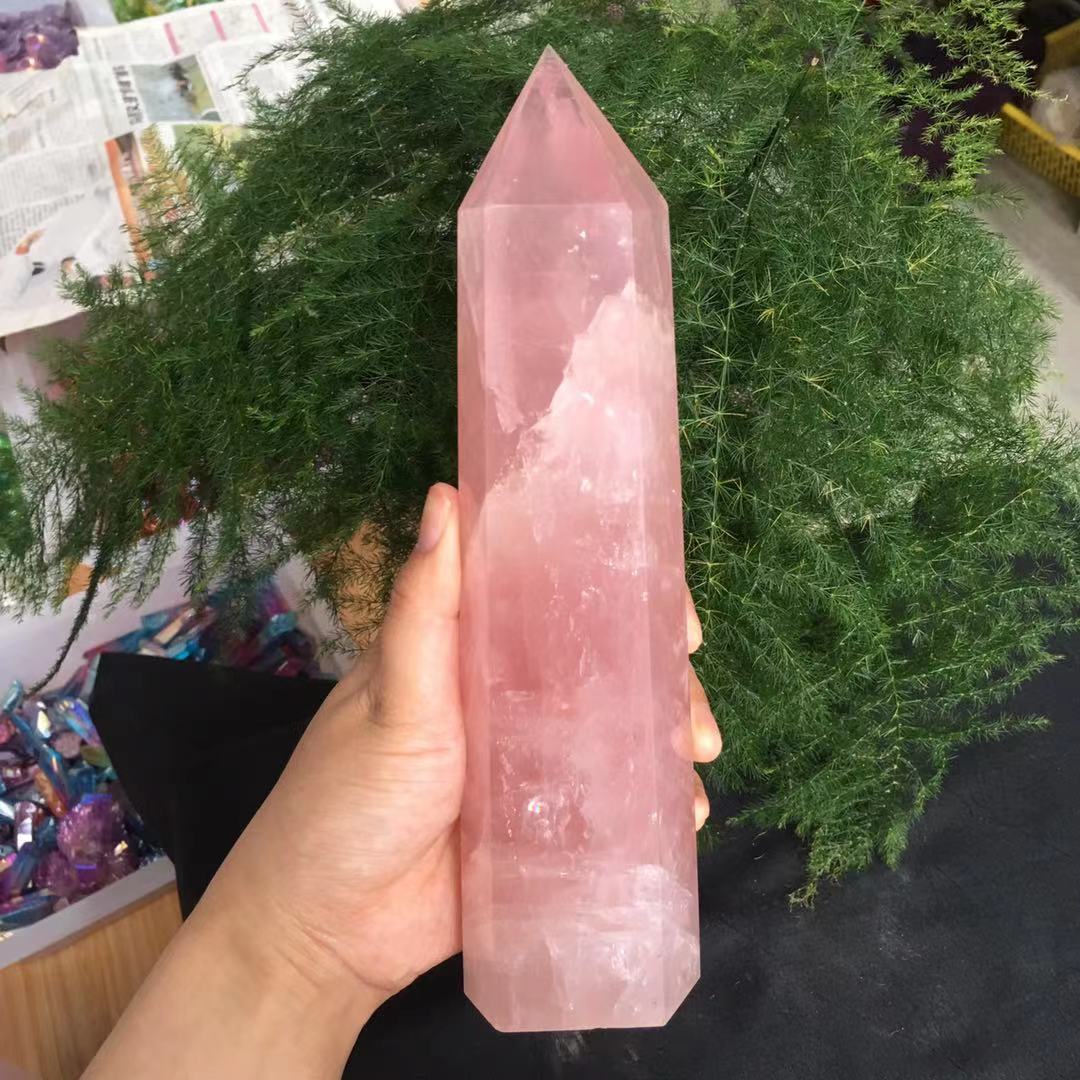 Rose Quartz Crystal Obelisk