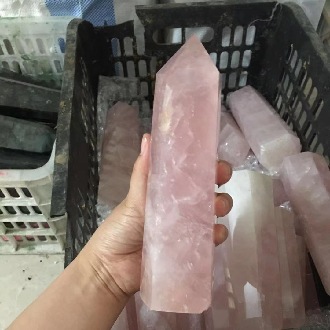 Rose Quartz Crystal Obelisk