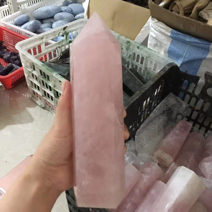 Rose Quartz Crystal Obelisk