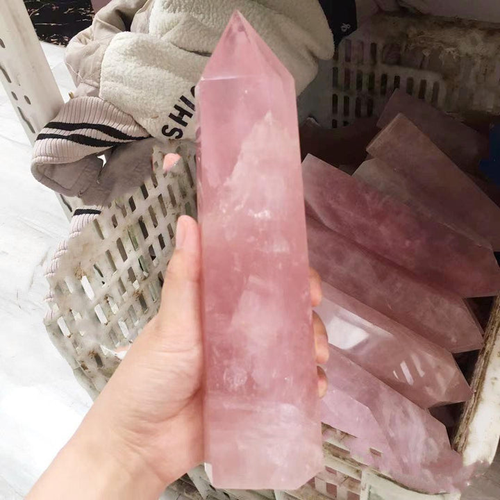 Rose Quartz Crystal Obelisk