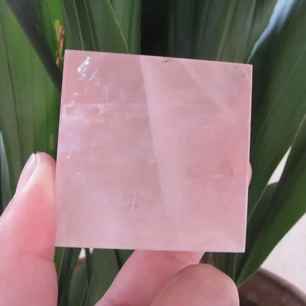 Rose Quartz Crystal Pyramid