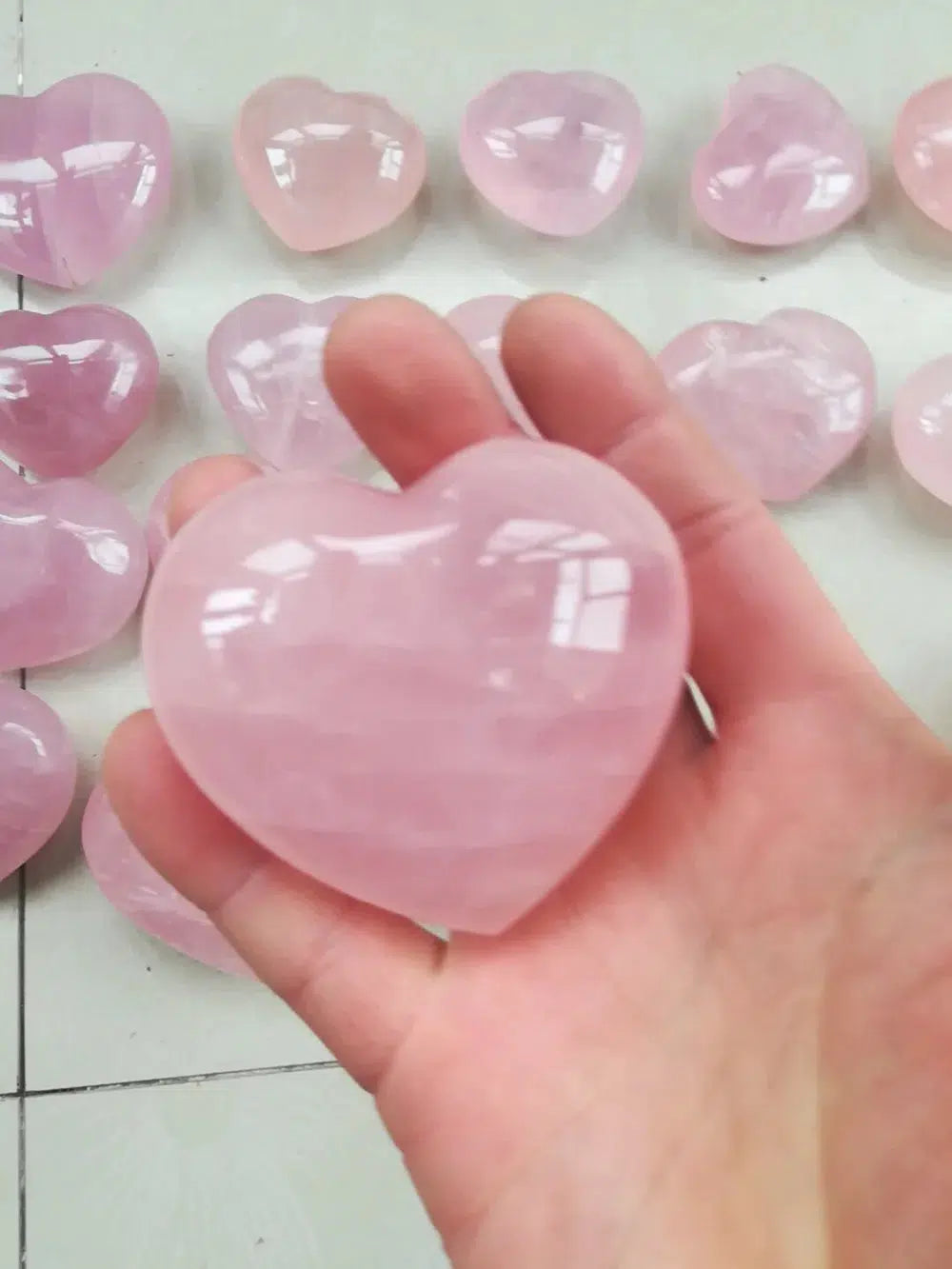 Rose Quartz Heart