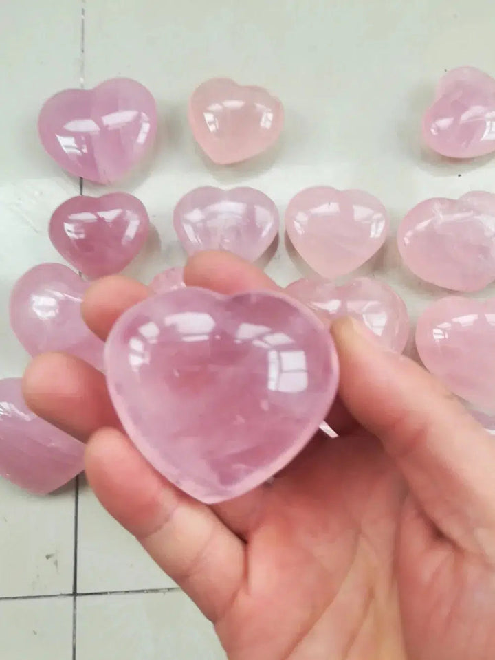 Rose Quartz Heart