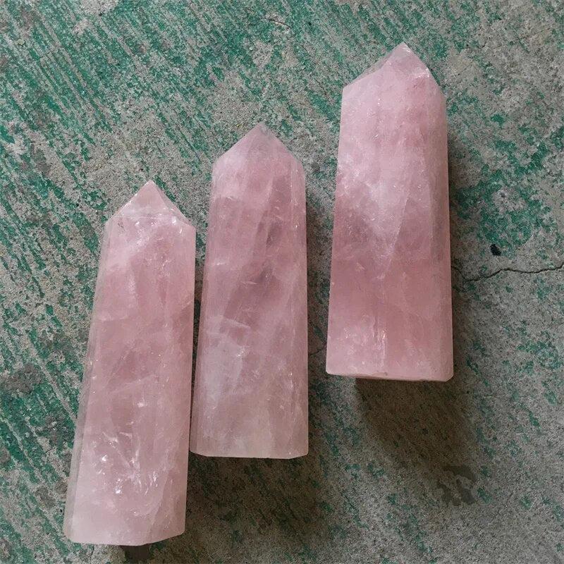 Rose Quartz Large Tower