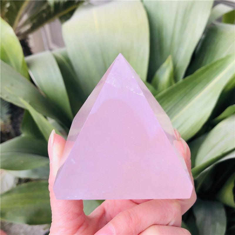 Rose Quartz Pyramid