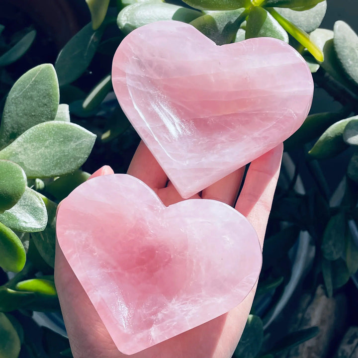 Rose Quartz Stone Bowl