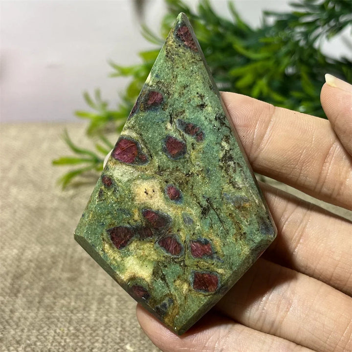 Ruby in Fuchsite Rhombus