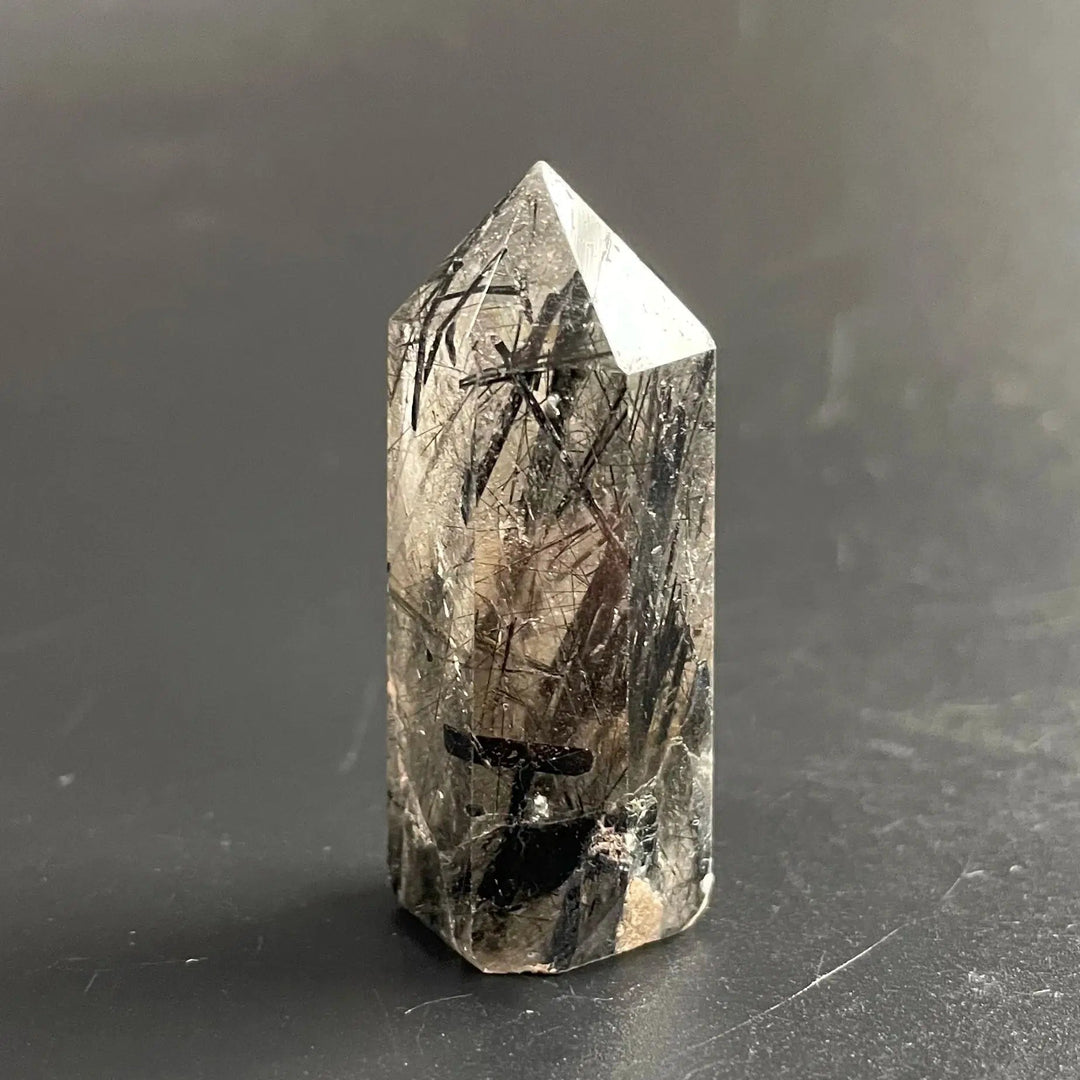 Rutilated Quartz Crystal Tower