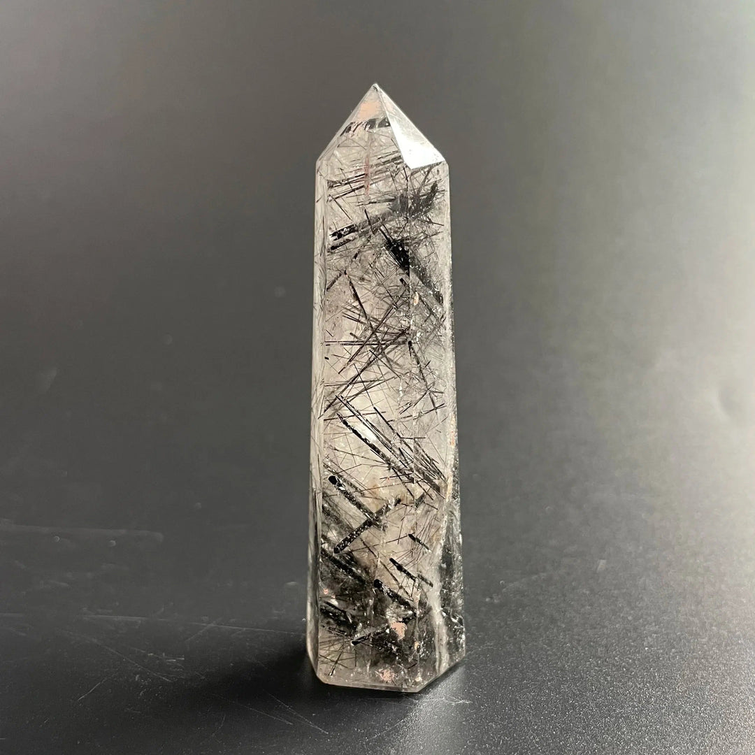 Rutilated Quartz Crystal Tower