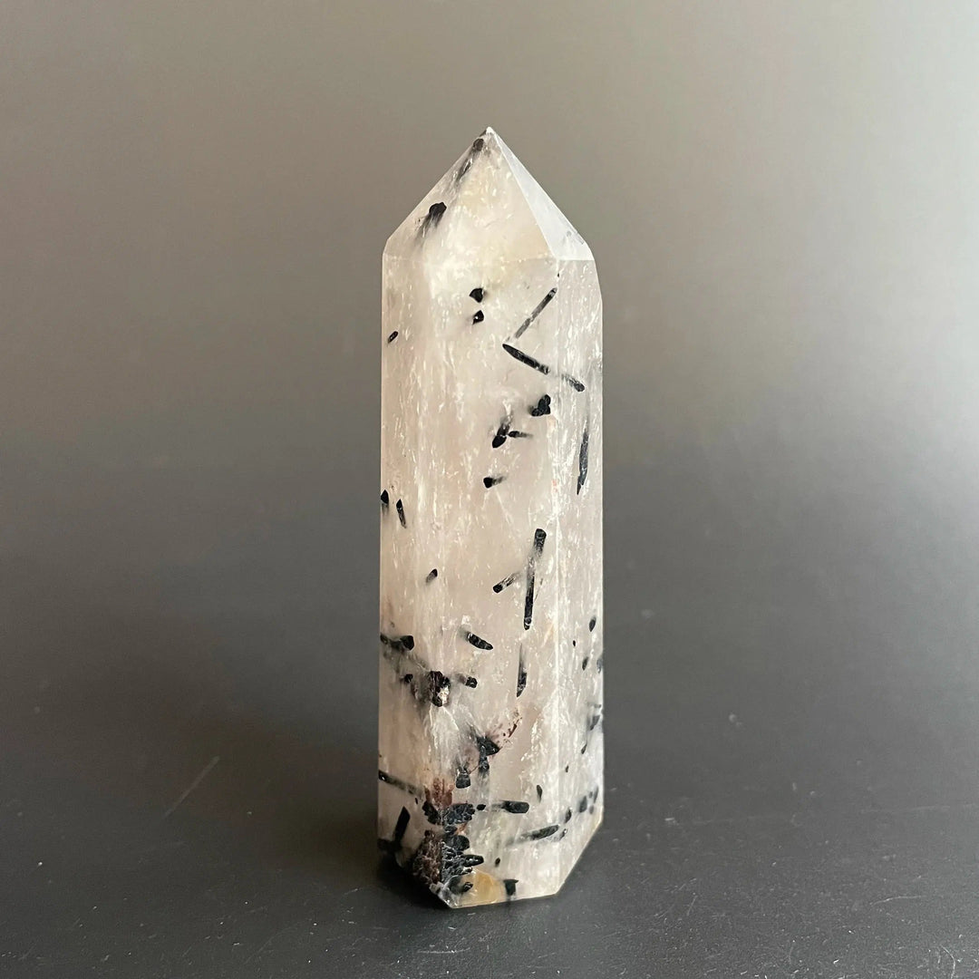 Rutilated Quartz Crystal Tower