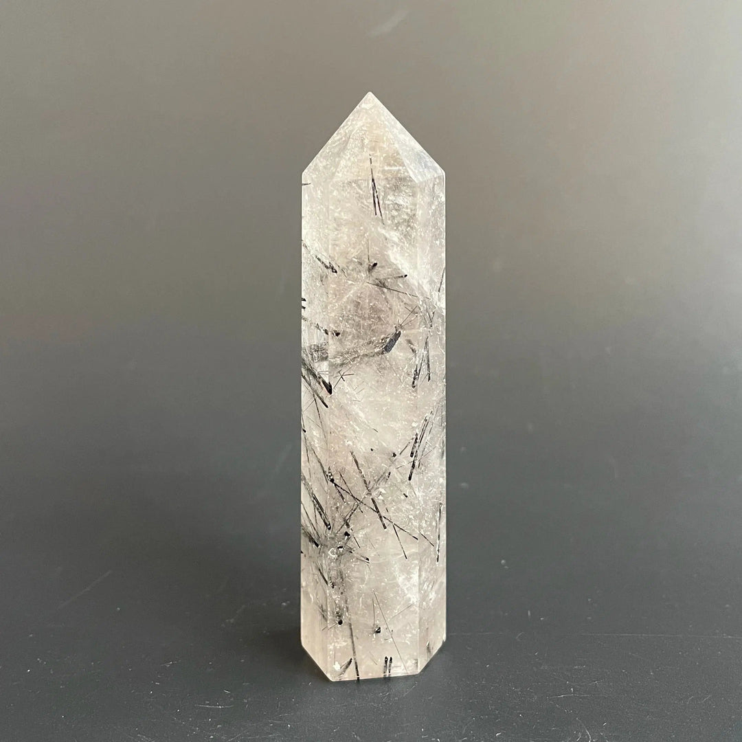 Rutilated Quartz Crystal Tower