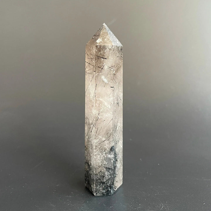 Rutilated Quartz Crystal Tower