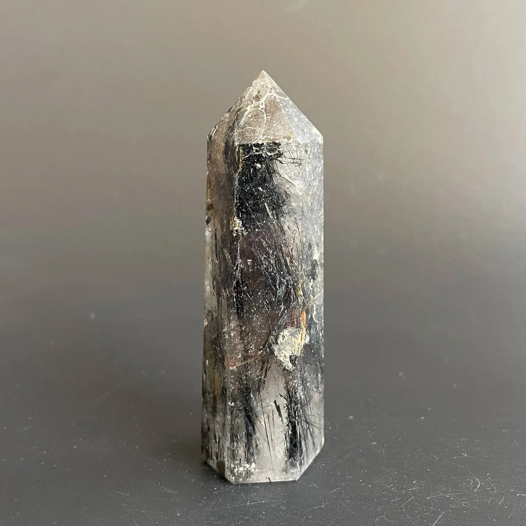 Rutilated Quartz Crystal Tower