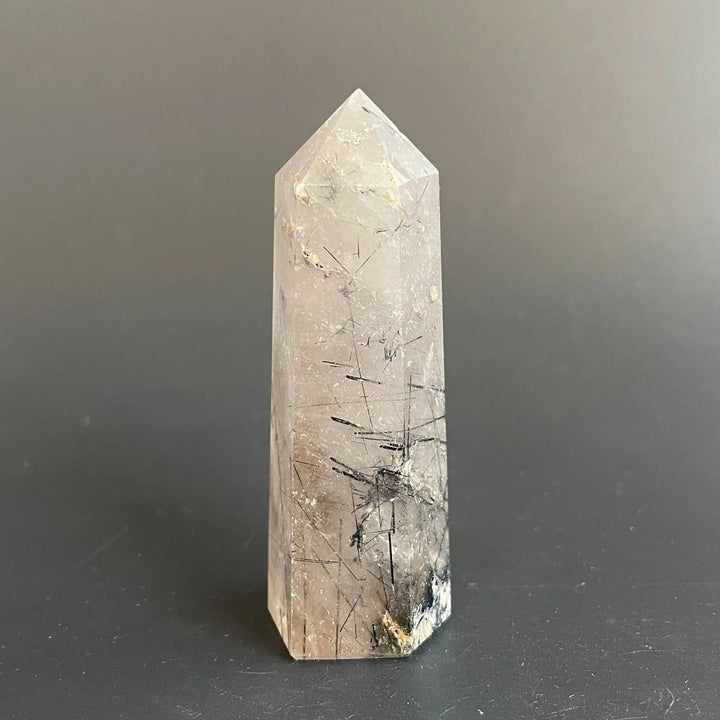 Rutilated Quartz Crystal Tower