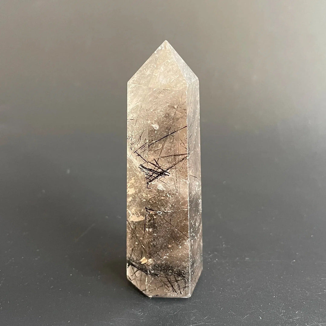 Rutilated Quartz Crystal Tower