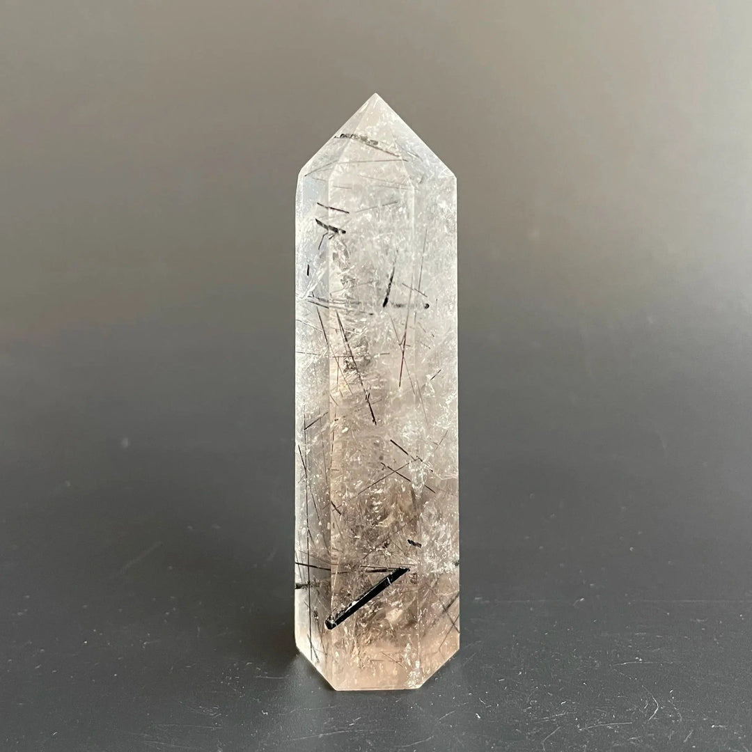 Rutilated Quartz Crystal Tower