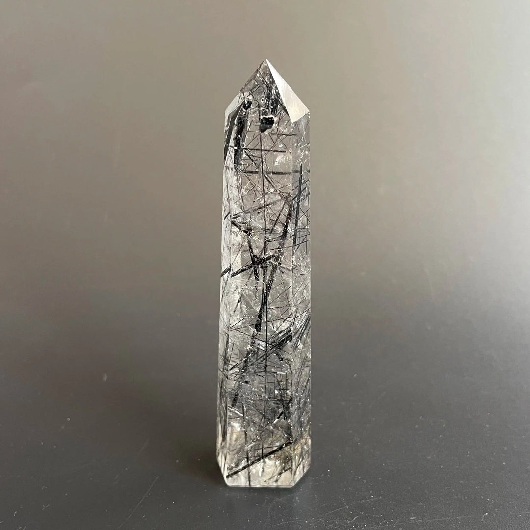 Rutilated Quartz Crystal Tower