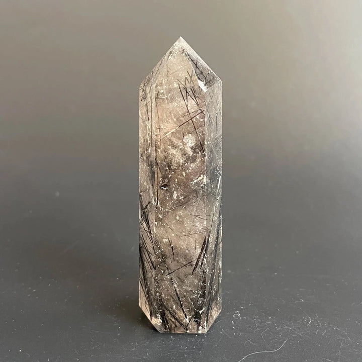 Rutilated Quartz Crystal Tower