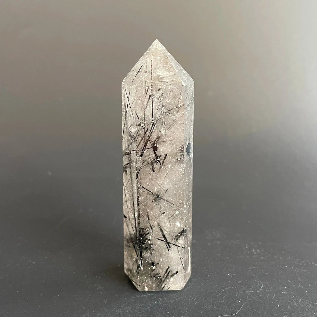 Rutilated Quartz Crystal Tower