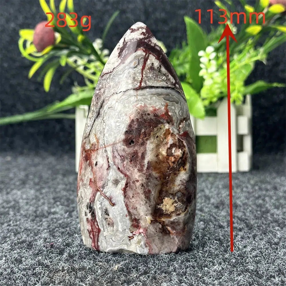 Mexican Lace Agate Torch