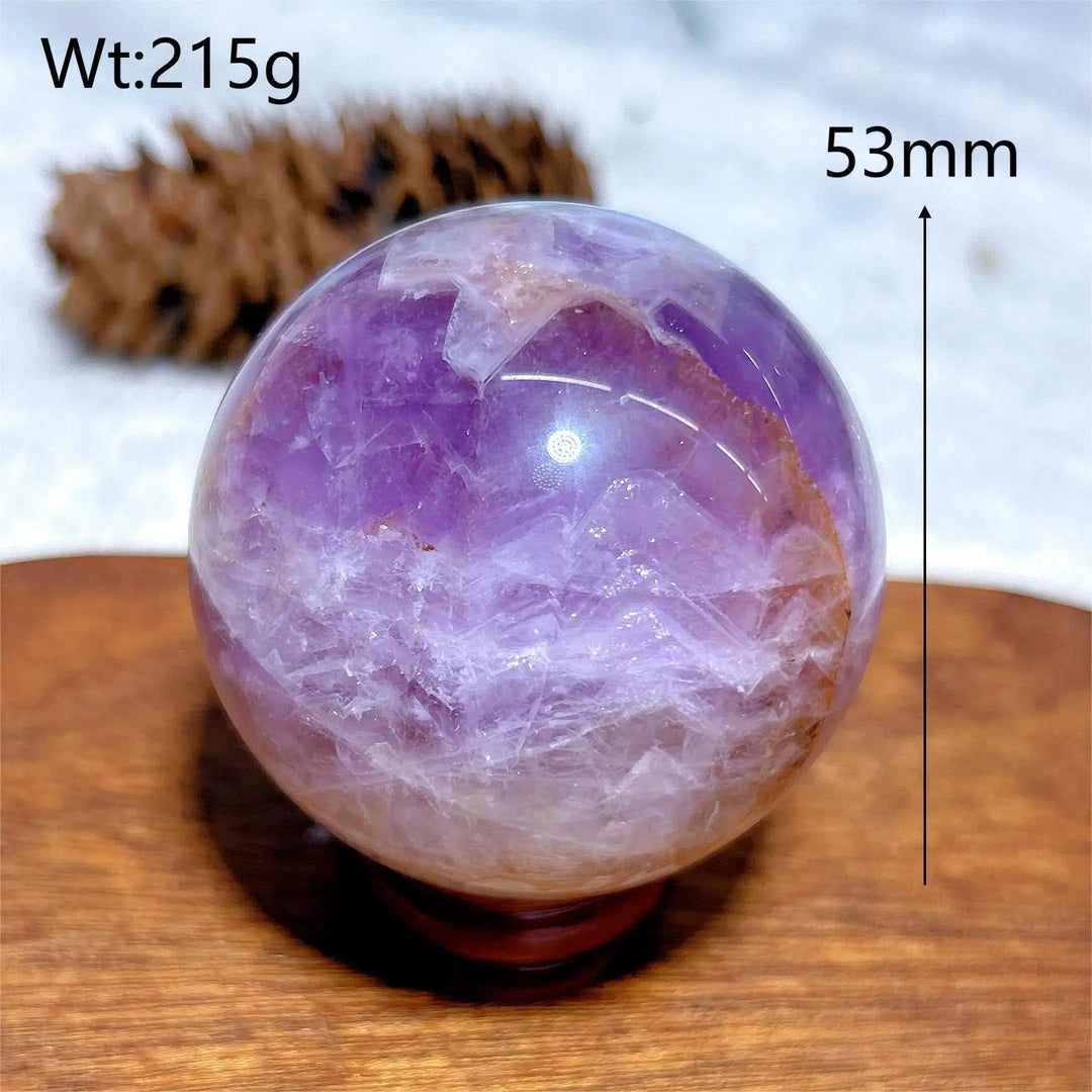 Amethyst Agate Sphere