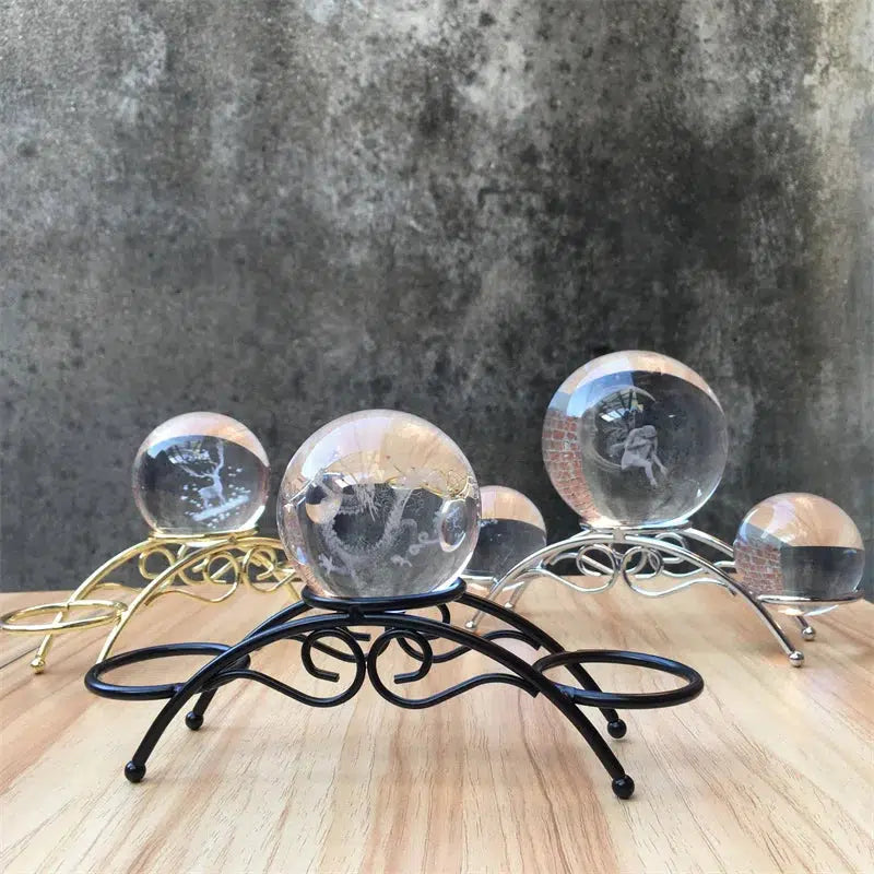 Crystal 3 Sphere Stand