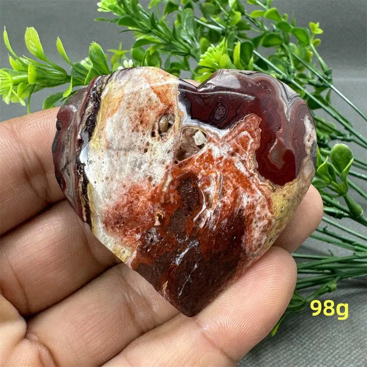 Mexican Agate Heart