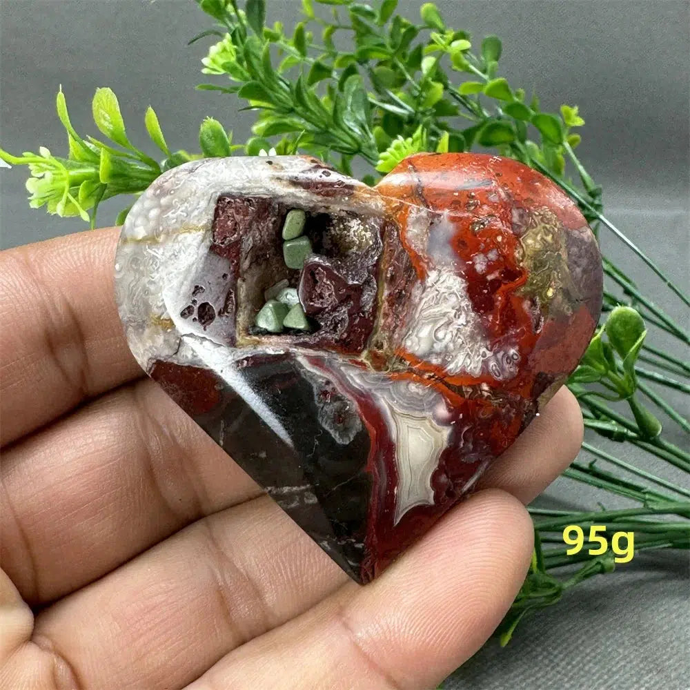 Mexican Agate Heart