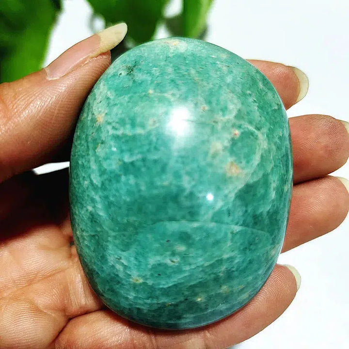 Amazonite Crystal Palm-stone
