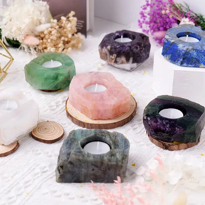 Crystals Candle Holders
