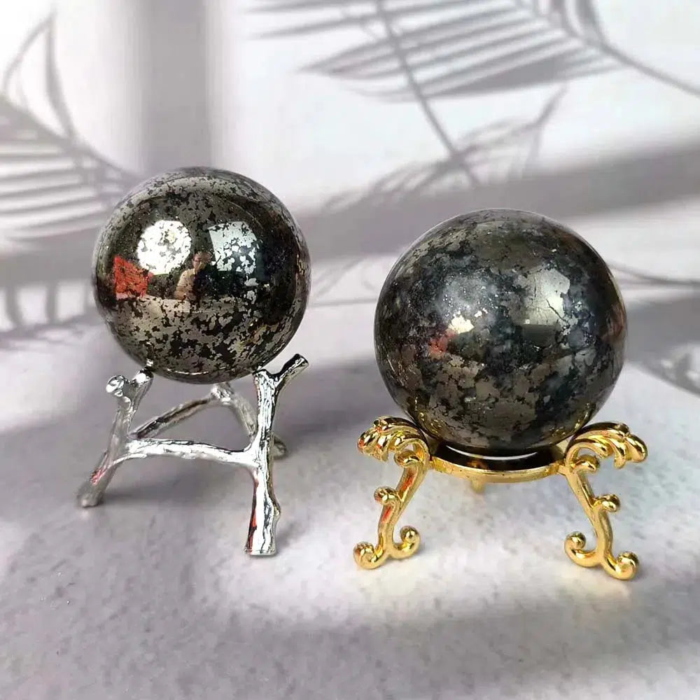 Pyrite Sphere with Stand