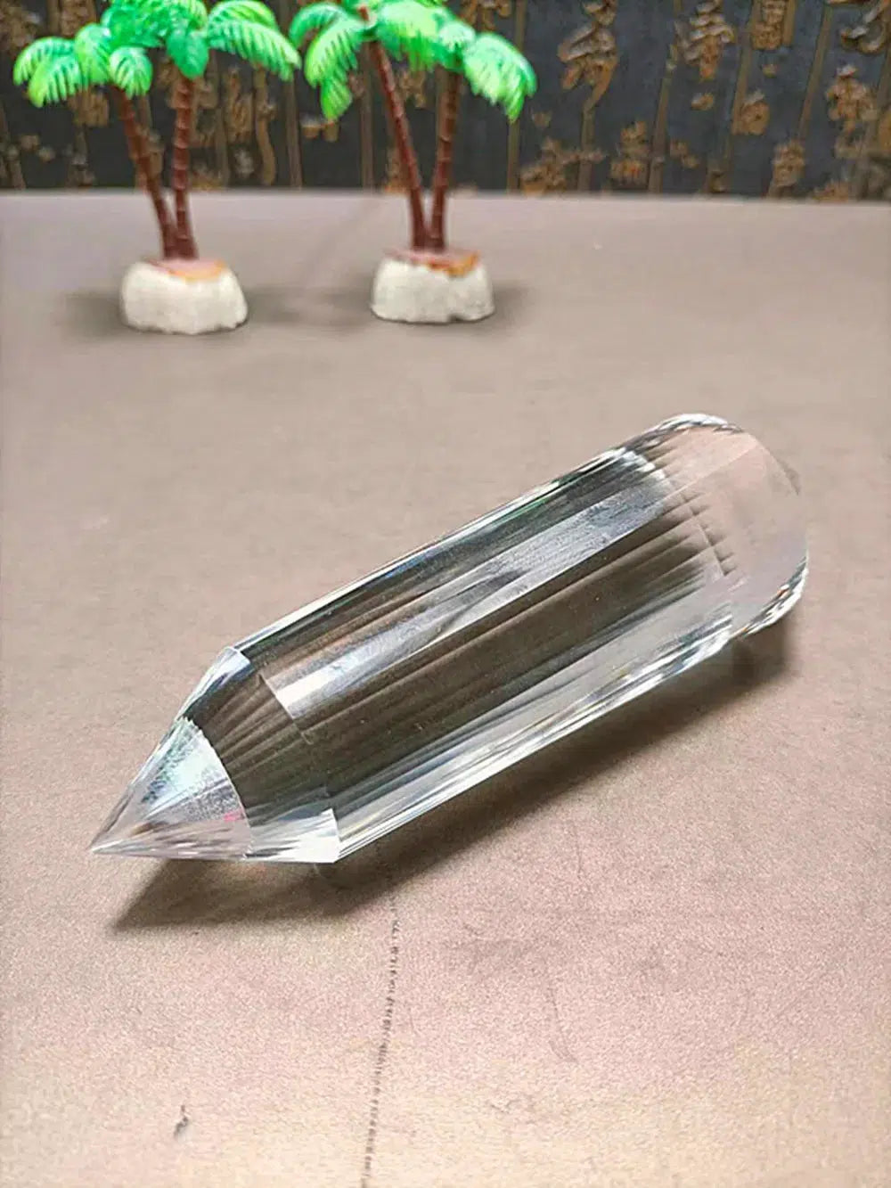 48-sided Natural Clear Quartz Crystal Vogel