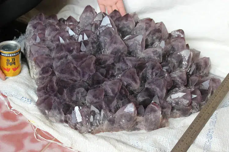 STUNNING! 134lbs Amethyst Quartz Crystal Cluster