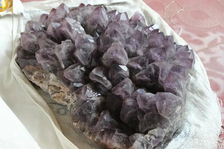 STUNNING! 134lbs Amethyst Quartz Crystal Cluster