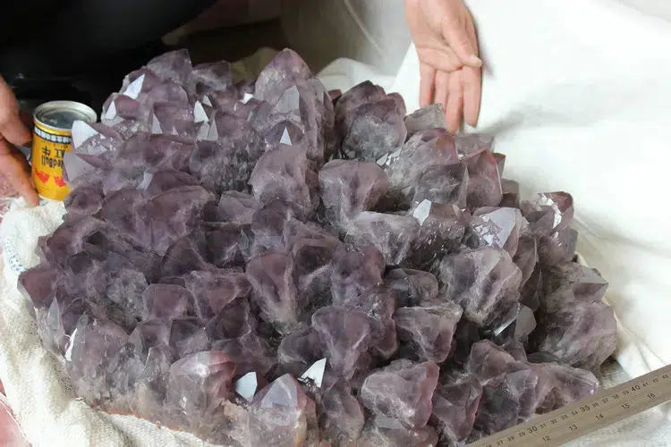 STUNNING! 134lbs Amethyst Quartz Crystal Cluster