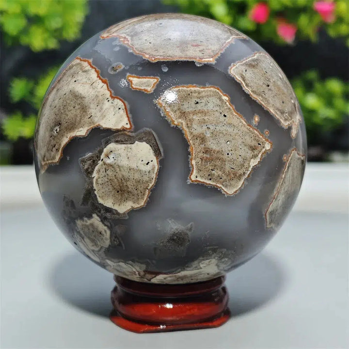 Football Agate Sphere