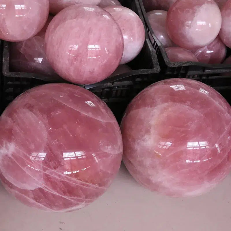 Rose Quartz Sphere "High Quality" + Large Sizes