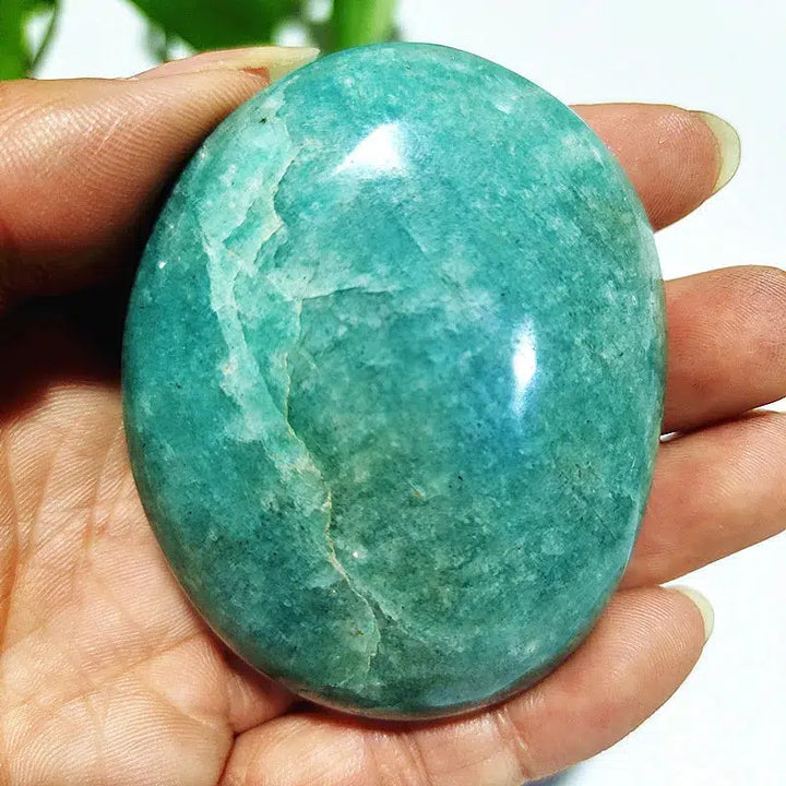 Amazonite Crystal Palm-stone