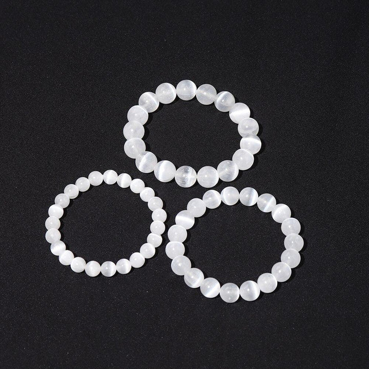 Selenite Crystal Bracelet in 6/8/10mm