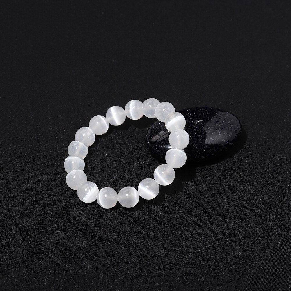 Selenite Crystal Bracelet in 6/8/10mm