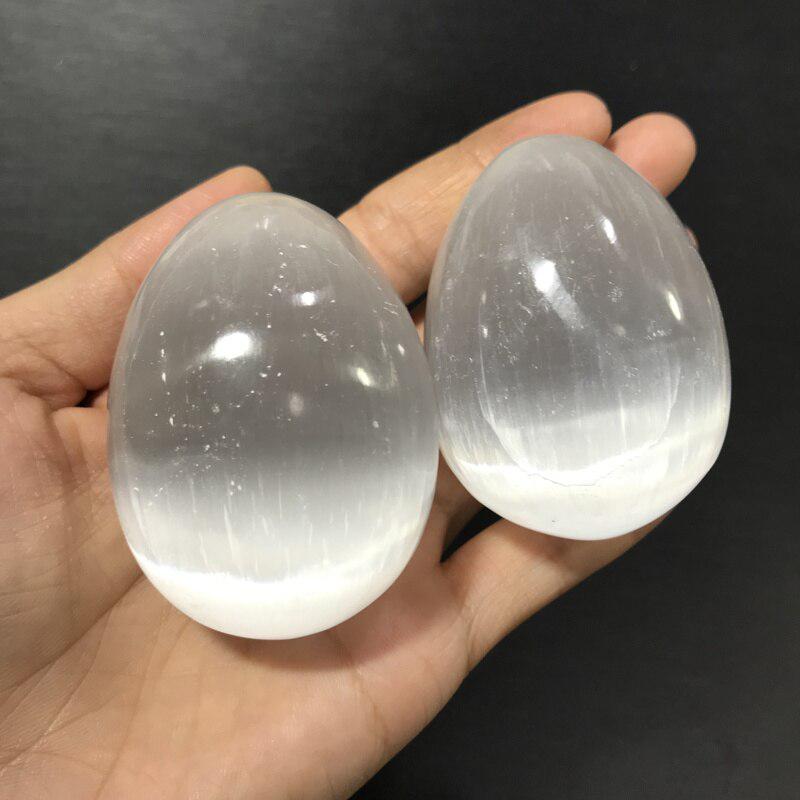 Selenite Crystal Egg