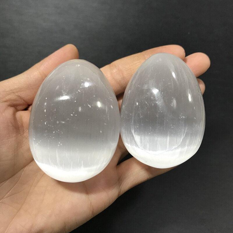 Selenite Crystal Egg