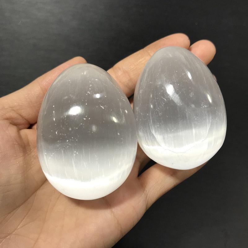 Selenite Crystal Egg