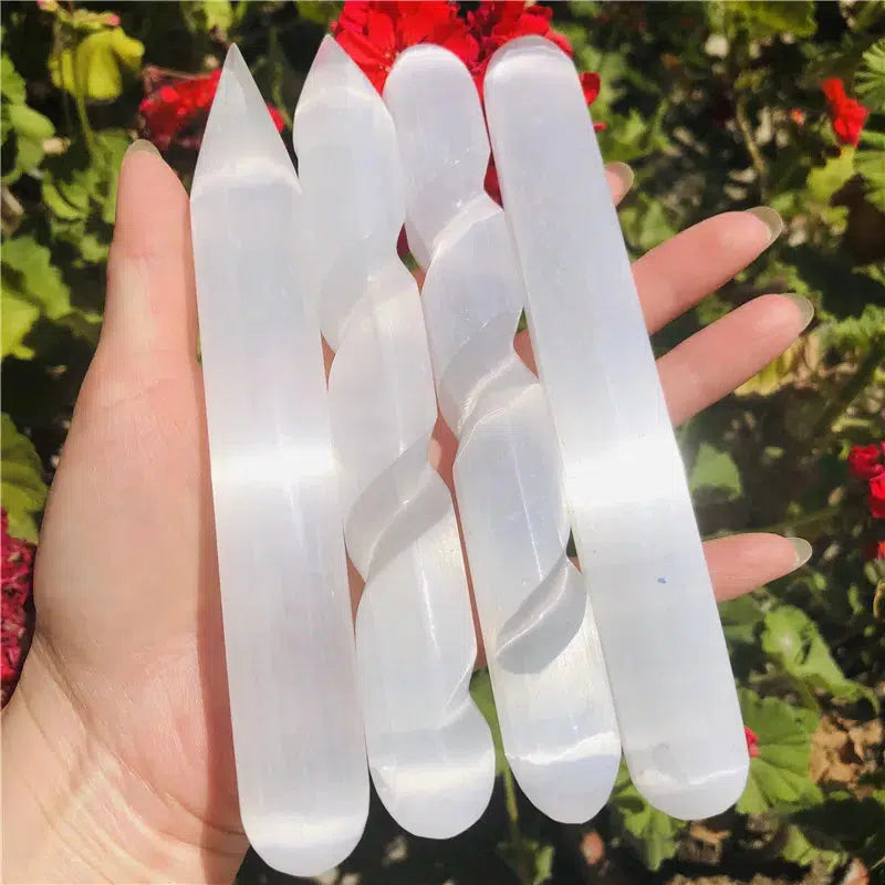 Selenite Crystal Wand