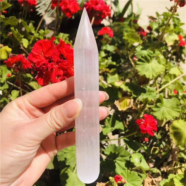 Selenite Crystal Wand