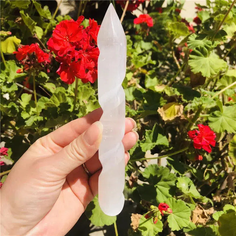 Selenite Crystal Wand