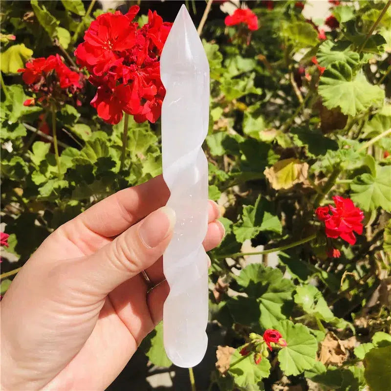 Selenite Crystal Wand