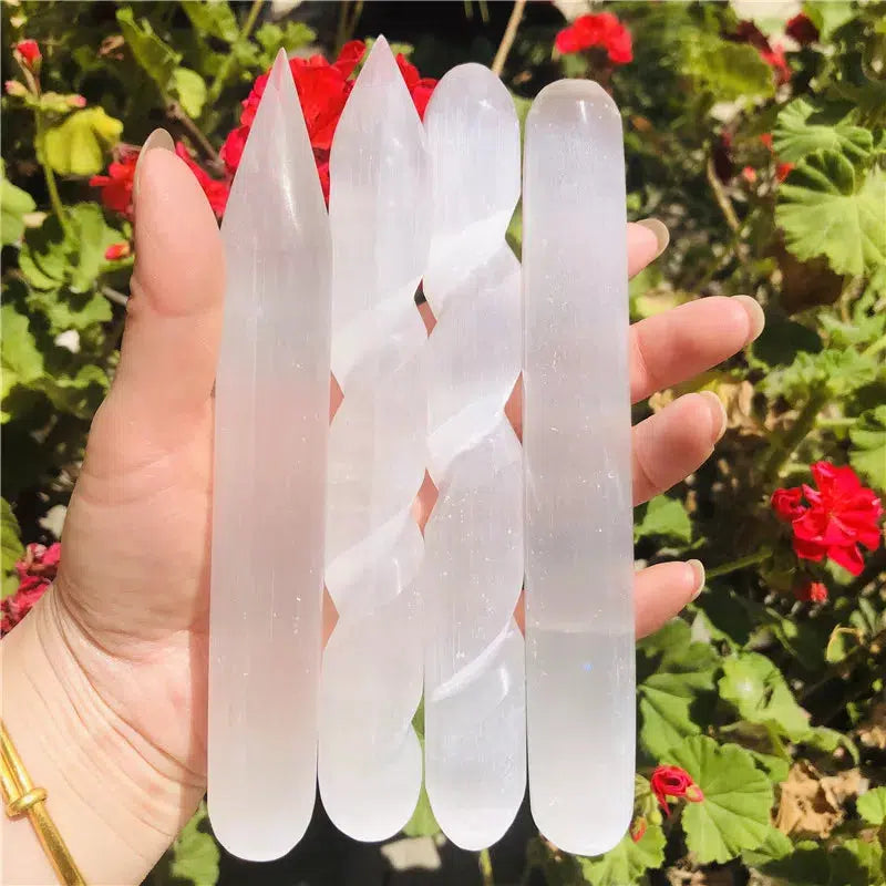 Selenite Crystal Wand